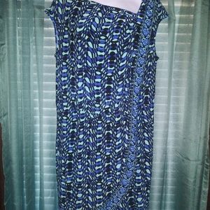 Women's Faux Wrap Dress